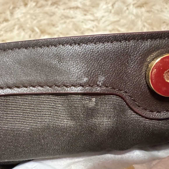 ❌SOLD❌✨Gently Used Ladies Coach Signature Brown and Tan Shoulder Bag✨ - Picture 15 of 16